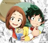 Значок Моя геройская академия Мидория и Урарака Boku no Hero Academia 001489