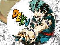 значок Моя геройська академія Ізуку Мідорія Boku no Hero Academia 001499 Круглий