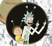 Значок Rick and Morty Рик и Морти 001757