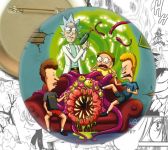 Значок Rick and Morty Рик и Морти 001759