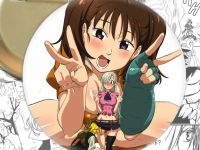  Значок Сім смертних гріхів Меліодас Елізабет Діана Seven Deadly Sins 001856