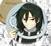 Значок круглый аниме Клинок, рассекающий демонов Demon Slayer 001946