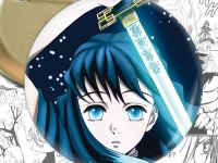 Значок Клинок, що розтинає демонів Demon Slayer 001977 аніме