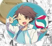 Значок Haikyuu!! Волейбол!! 001993