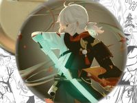 Значок Геншин Імпакт Кадзуха Genshin Impact 002024