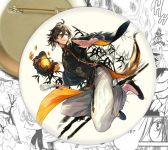 Значок Геншин Імпакт Чжун Лі Genshin Impact 002051