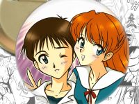 Значок Євангеліон Evangelion 002059