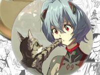 Значок аниме Evangelion Рей 002066