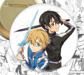 Значок Майстер меча онлайн Sword Art Online Кіріто з Юджіо 002154
