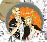 Значок Майкі та Дракен Токійські месники Tokyo Revengers 002218