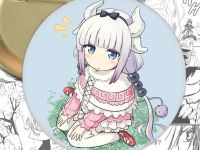 Значок Канна Kobayashi-san Chi no Maid Dragon 002244