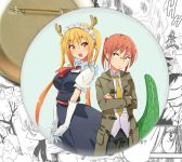Значок Kobayashi-san Chi no Maid Dragon 002247 