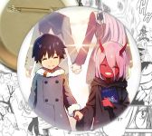Значок Код 002, Хіро Милый во Франксу Darling in the Franxx 002257 