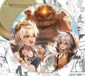 Значок Геншин Імпакт Рейзор та Беннет Genshin Impact 002362