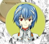 Значок аниме Evangelion Рей Аянами 002393