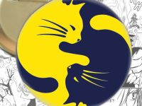 Значок Cats Коти Інь-Янь-1 002518