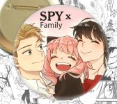 Значок Сім'я шпигуна Spy x Family Аня , Лойд и Йор 002528