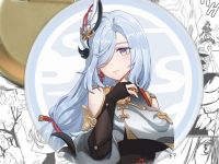 Значок Геншин Імпакт Шень Хе Genshin Impact 002591