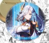 Значок Геншин Імпакт Шень Хе Genshin Impact 002610