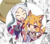 круглый значок The Helpful Fox Senko-san 002648 