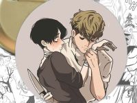круглый значок Killing Stalking 002657 