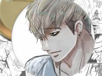 круглый значок Killing Stalking 002661 