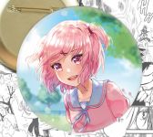 круглый значок Нацуки Doki Doki Literature Club! 002667 