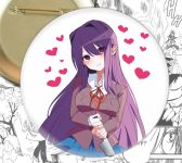 круглый значок Юри Doki Doki Literature Club! 002679 