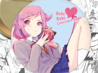 круглый значок Нацуки Doki Doki Literature Club! 002683 