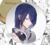 круглый значок Ю Исигами Kaguya-sama: Love Is War 002704 