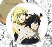 круглый значок Миса и Эл Death Note Тетрадь смерти 002771 