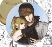 Значок Міса та Лайт Death Note Зошит смерті 002776 