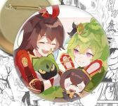 Значок Геншин Імпакт Коллеі та Ембер Genshin Impact 002794