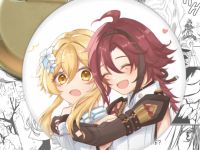 Значок Геншин Імпакт Хейдзо та Люмін Genshin Impact 002799