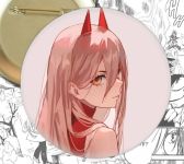 Значок Людина-бензопила Chainsaw Man 002816 