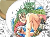 круглый значок аниме One Piece 002904 