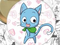 круглый значок Хэппи Хвост Феи Fairy Tail  002972 