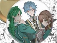 Значок Геншин Імпакт Genshin Impact Дотторе Ліза Бай Джу 003000