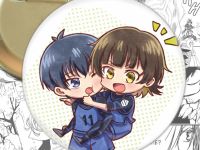 Значок Исаги и Бачира Синяя тюрьма Blue Lock 003046