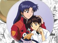 Круглый значок аниме Evangelion 003066