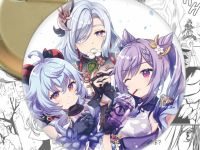 Значок Genshin Impact 003107 Круглий