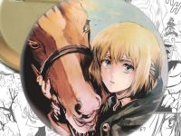 Круглый значок Армін Атака Титанов Attack on Titan 003161