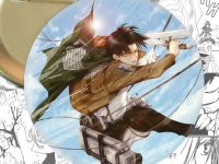 Значок Леві Атака Титанів Attack on Titan 003162 Круглий