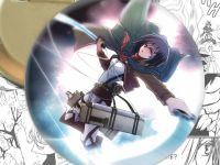 Круглий Значок Мікаса Атака Титанів Attack on Titan 003164 