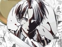 Значок Леві Атака Титанів Attack on Titan 003166 Круглий