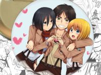 Значок Атака Титанів Attack on Titan 003167 Круглий