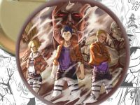 Значок Атака Титанів Attack on Titan 003168 Круглий