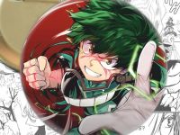 Круглый значок Boku no Hero Academia Изуку Мидория Моя геройская академия 003314