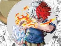 Значок Boku no Hero Academia 003327 Круглий