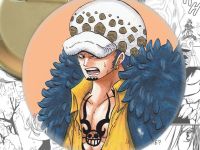 Значок Трафальгар Ло One Piece 003341 Круглий